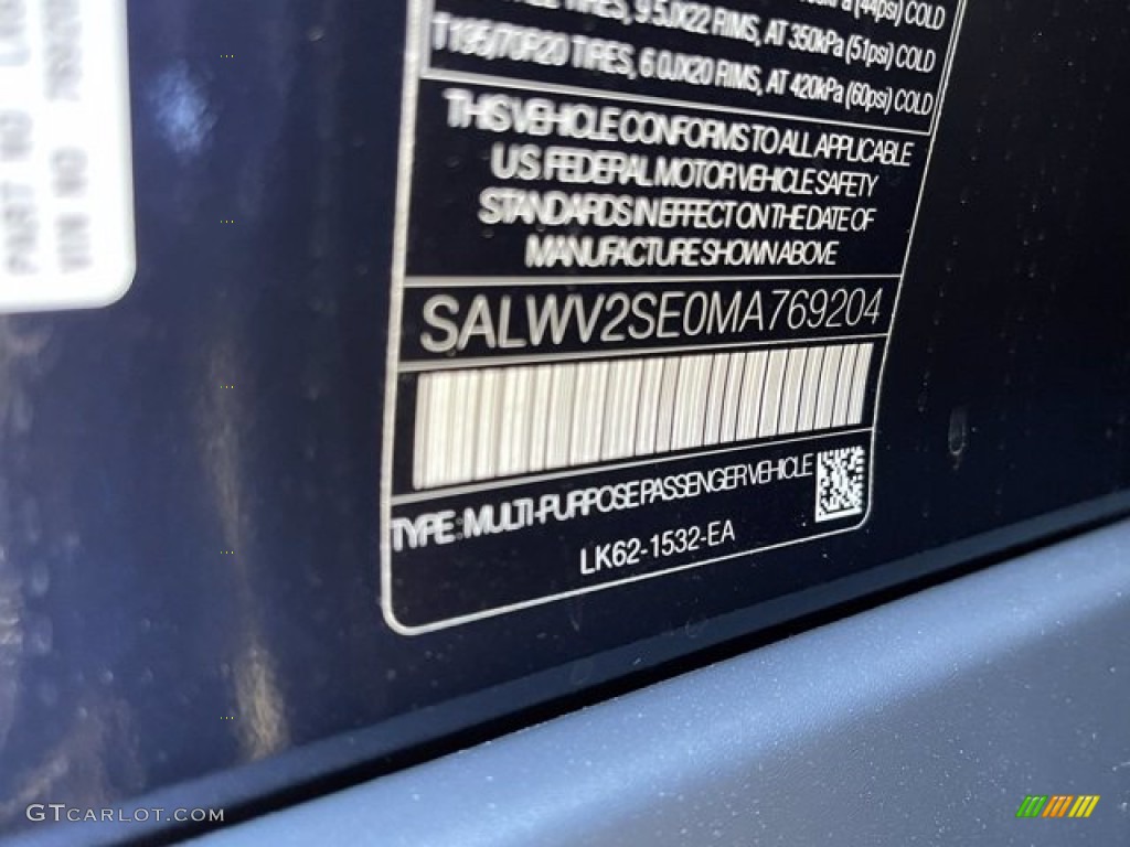 2021 Range Rover Sport Autobiography - Portofino Blue Metallic / Vintage Tan/Ebony photo #36