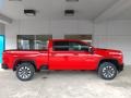 2021 Red Hot Chevrolet Silverado 2500HD Custom Crew Cab 4x4  photo #3