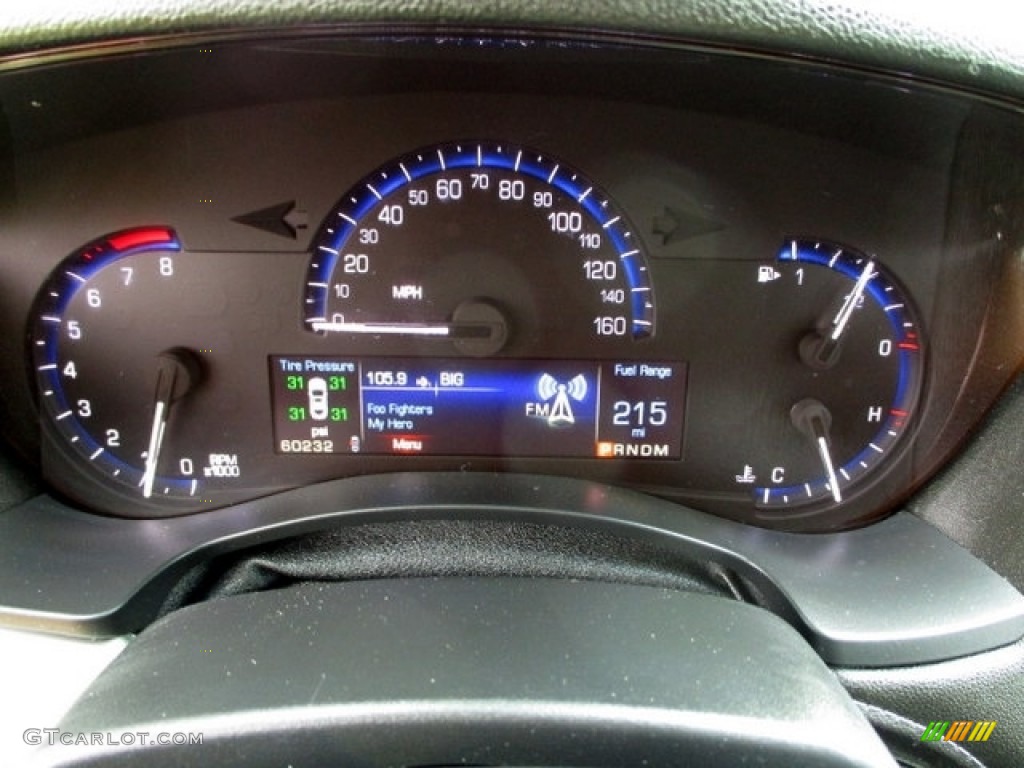 2015 Cadillac ATS 2.0T Luxury Sedan Gauges Photo #140717114