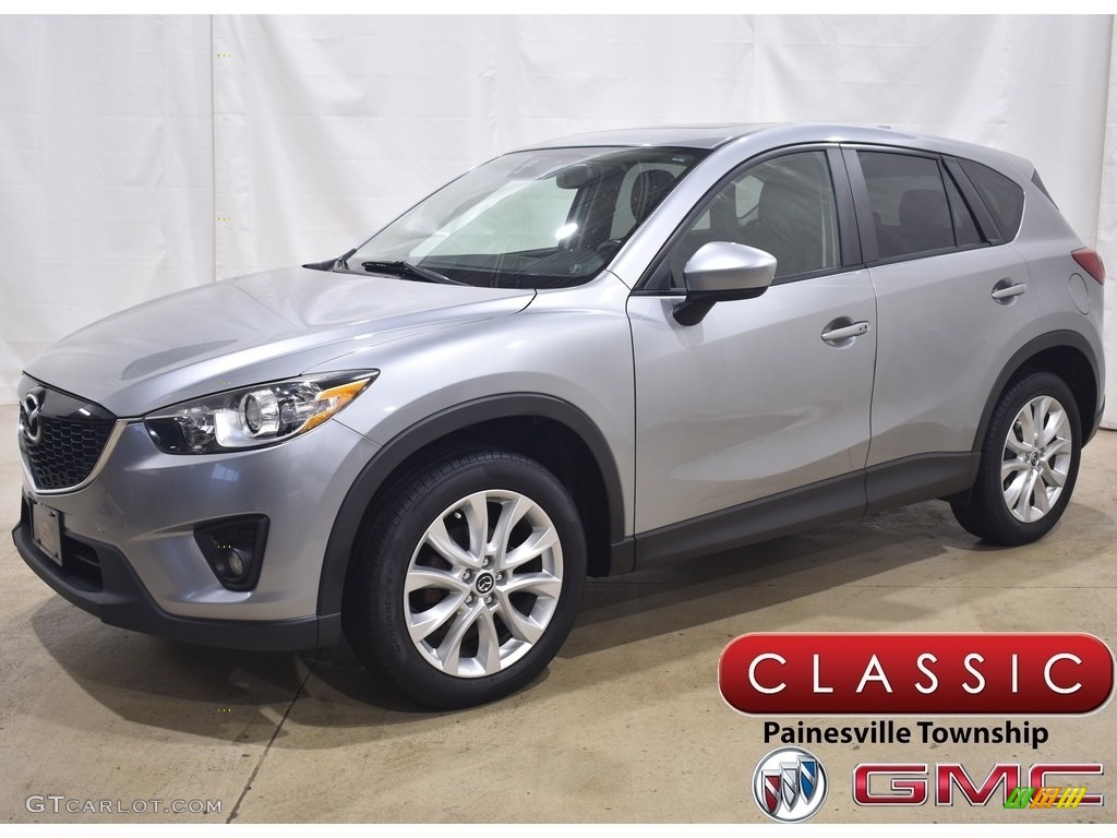 2014 CX-5 Grand Touring AWD - Meteor Gray Mica / Black photo #1