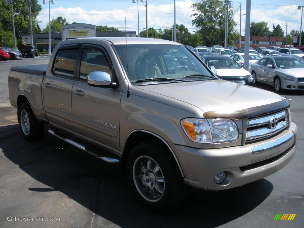 2005 Tundra SR5 Double Cab - Desert Sand Mica / Taupe photo #3