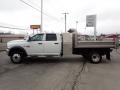 2012 Bright White Dodge Ram 4500 HD SLT Crew Cab 4x4 Dump Truck  photo #3