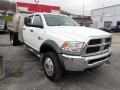 Bright White 2012 Dodge Ram 4500 HD SLT Crew Cab 4x4 Dump Truck Exterior