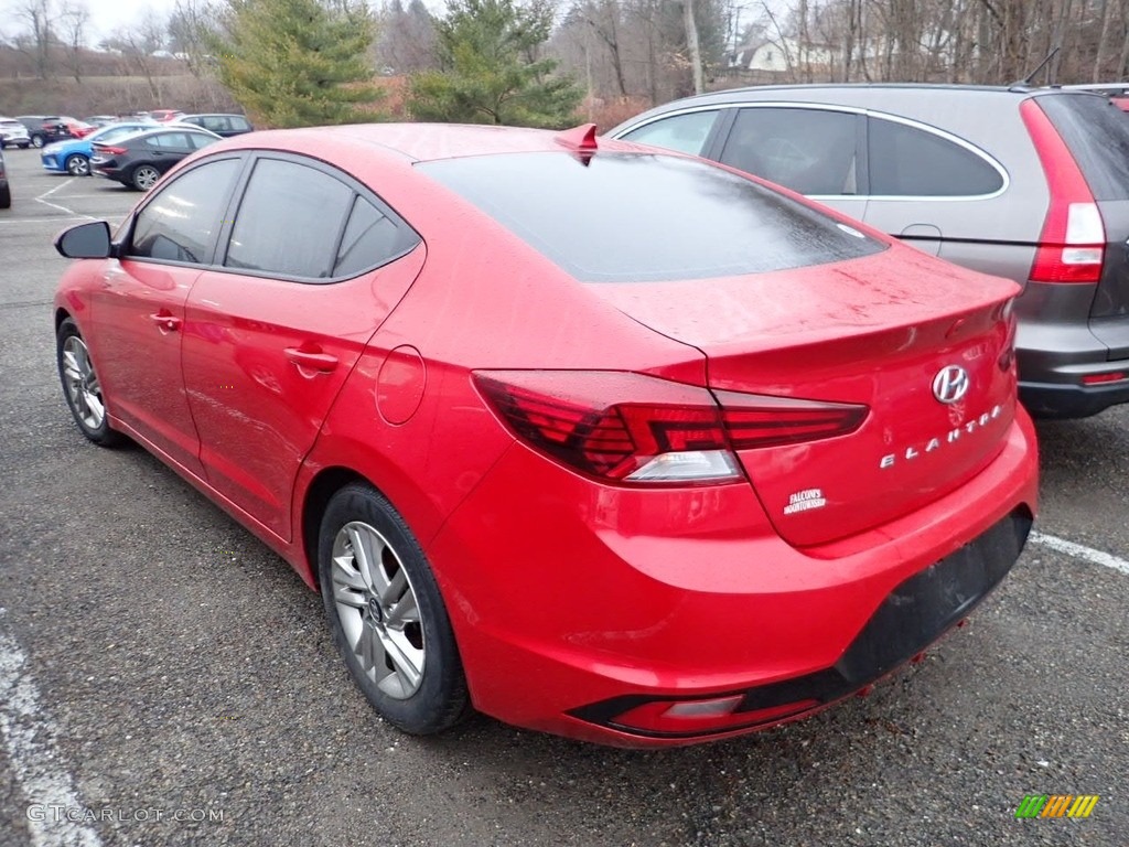 2019 Elantra Value Edition - Scarlet Red / Gray photo #2