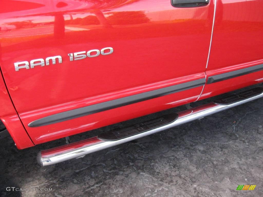 2006 Ram 1500 SLT Mega Cab 4x4 - Flame Red / Medium Slate Gray photo #10