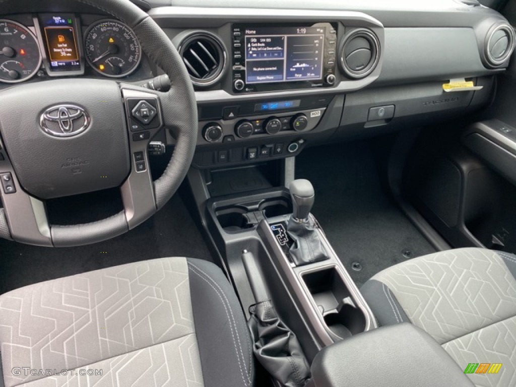 2021 Toyota Tacoma TRD Off Road Double Cab 4x4 TRD Cement/Black Dashboard Photo #140719161