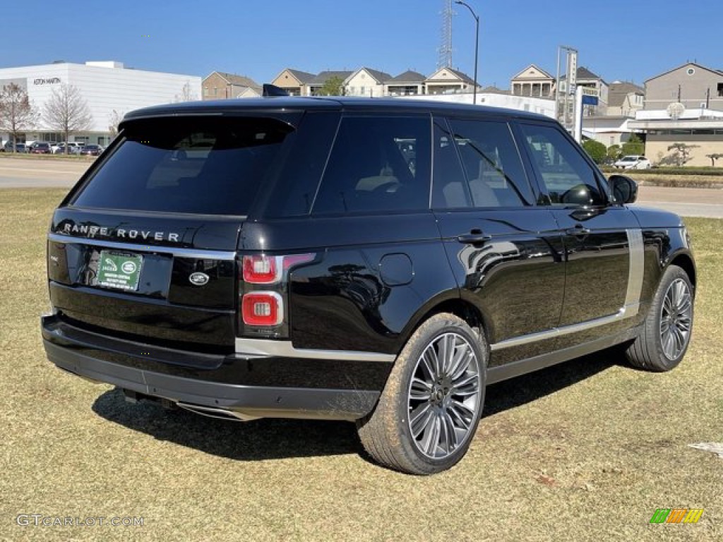 2021 Range Rover P525 Westminster - Santorini Black Metallic / Ebony/Ivory photo #3