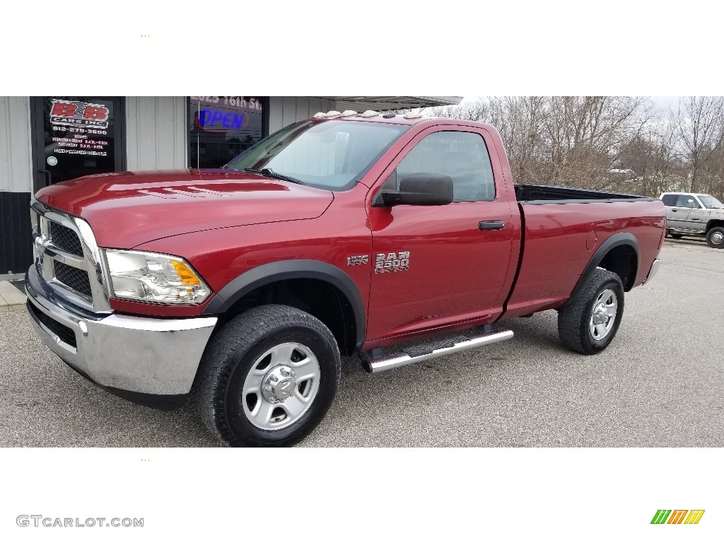 Deep Cherry Red Crystal Pearl 2014 Ram 2500 Tradesman Regular Cab 4x4 Exterior Photo #140720046