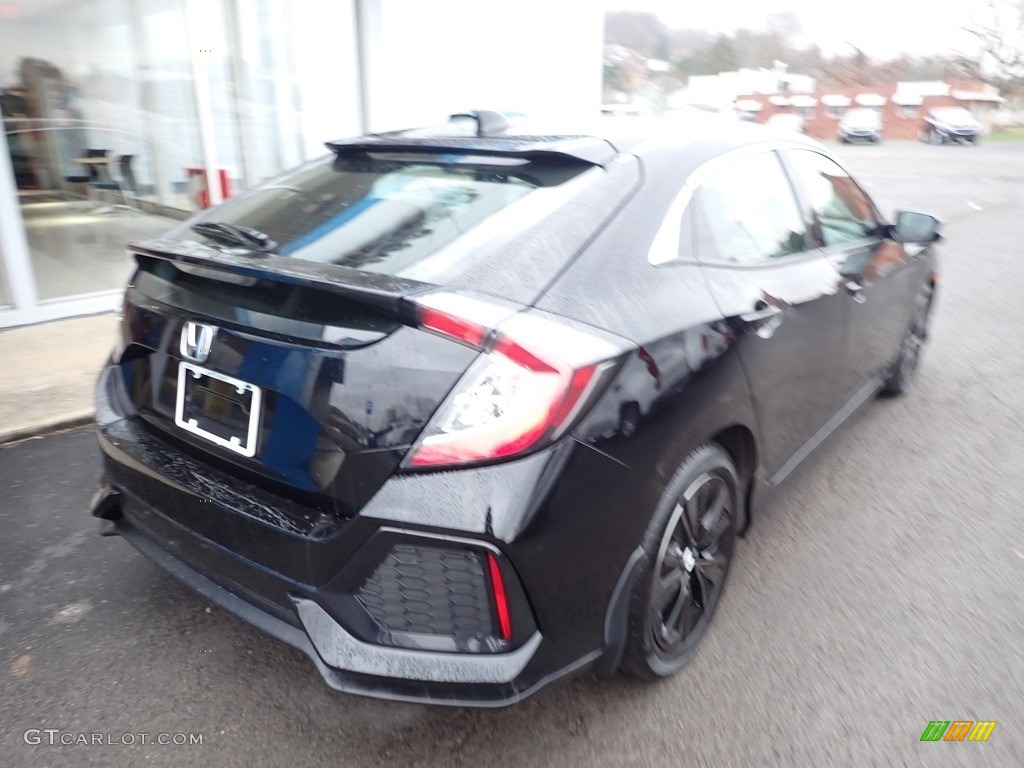 2019 Civic EX Hatchback - Crystal Black Pearl / Black photo #4