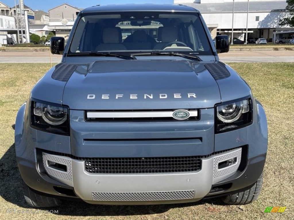 Tasman Blue Metallic 2021 Land Rover Defender 110 SE Exterior Photo #140720691