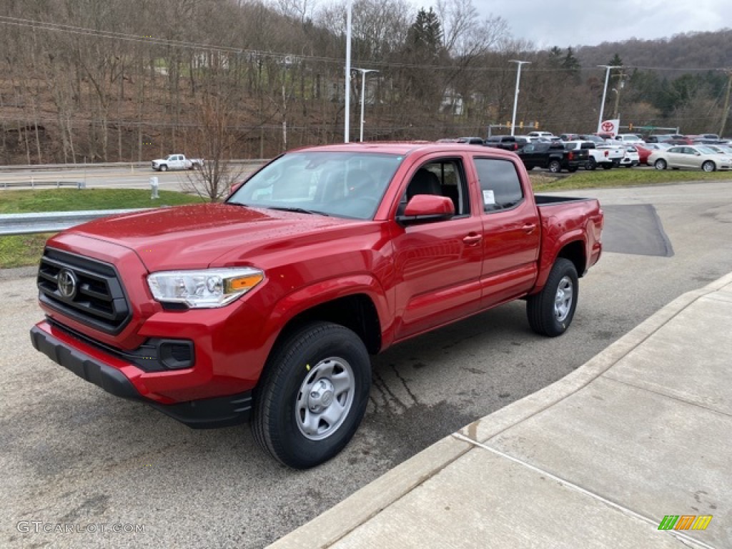 Barcelona Red Metallic 2021 Toyota Tacoma SR Double Cab 4x4 Exterior Photo #140720753