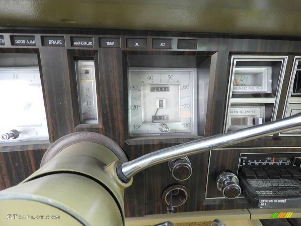 1978 Lincoln Continental Mark V Diamond Jubilee Edition Coupe Gauges Photos