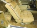 1978 Lincoln Continental Luxury Gold Interior Front Seat Photo