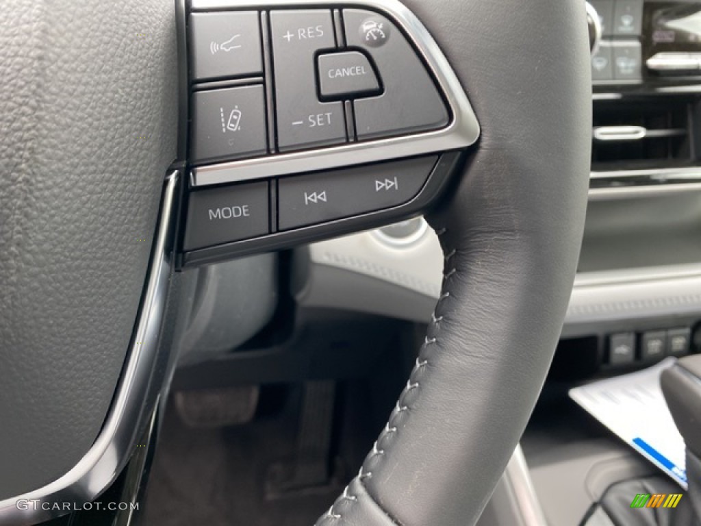 2021 Toyota Highlander XLE AWD Graphite Steering Wheel Photo #140721281