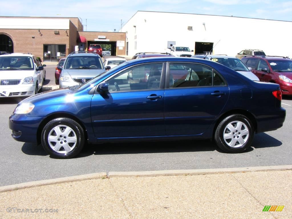 2006 Corolla LE - Indigo Ink Pearl / Stone photo #17