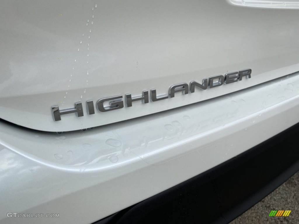 2021 Highlander XLE AWD - Blizzard White Pearl / Graphite photo #26