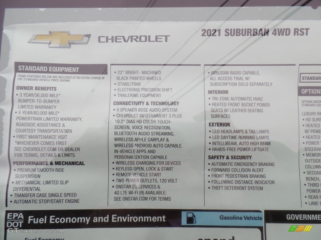 2021 Suburban RST 4WD - Cherry Red Tintcoat / Jet Black/Victory Red photo #51