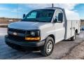 Summit White - Express Cutaway 3500 Service Utility Truck Photo No. 8