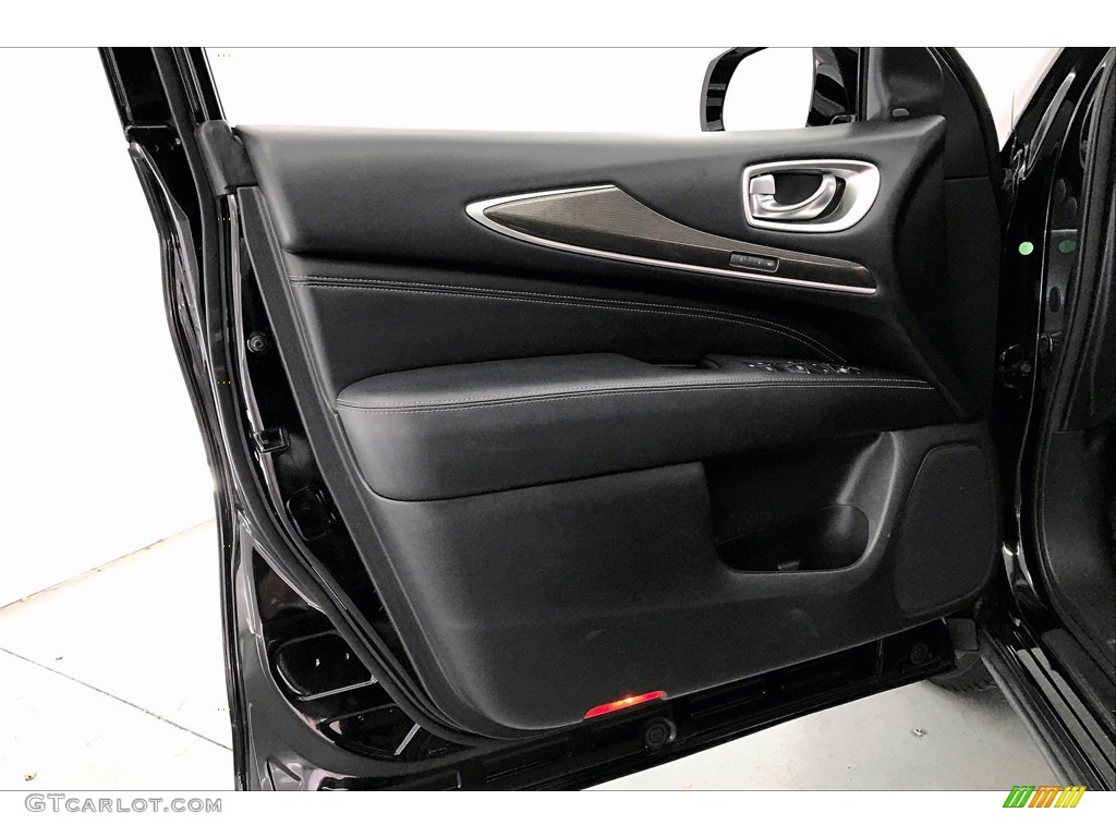 2016 Infiniti QX60 Standard QX60 Model Graphite Door Panel Photo #140727126