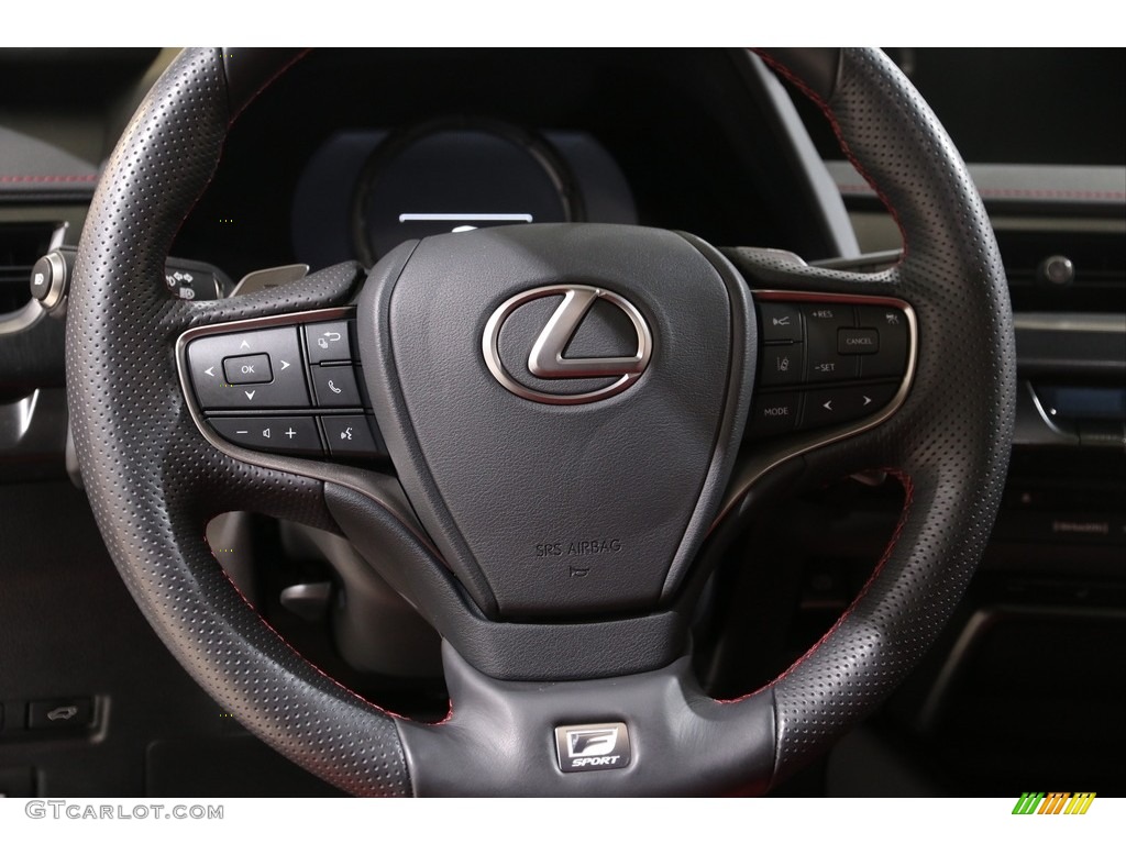 2020 Lexus UX 250h F Sport AWD Circuit Red Steering Wheel Photo #140727882