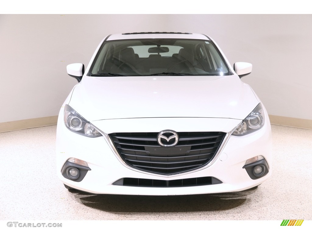 Snowflake White Pearl Mica 2015 Mazda MAZDA3 i Grand Touring 5 Door Exterior Photo #140728131