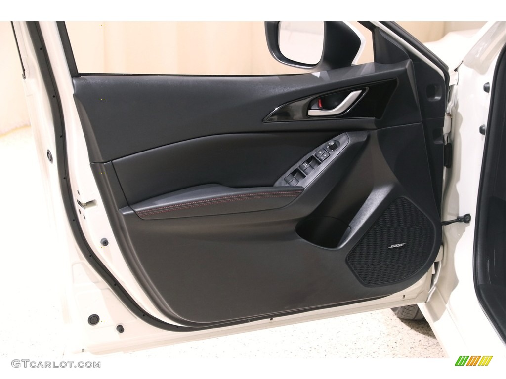 2015 Mazda MAZDA3 i Grand Touring 5 Door Black Door Panel Photo #140728146