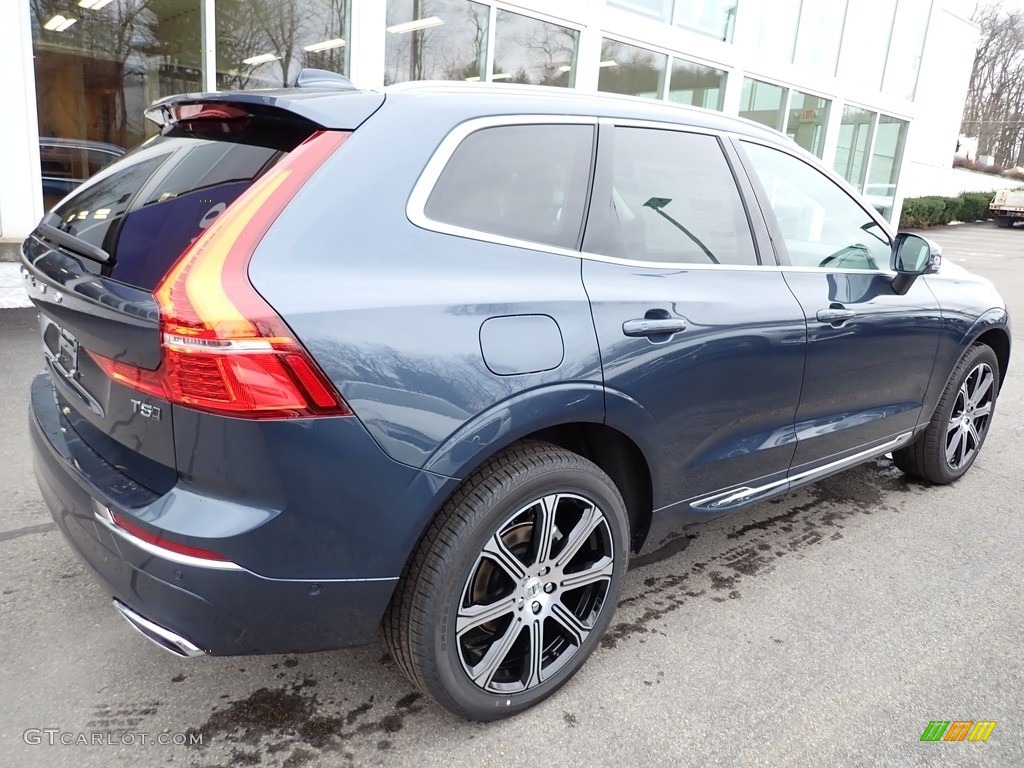 2021 XC60 T5 AWD Inscription - Denim Blue Metallic / Blonde/Charcoal photo #2
