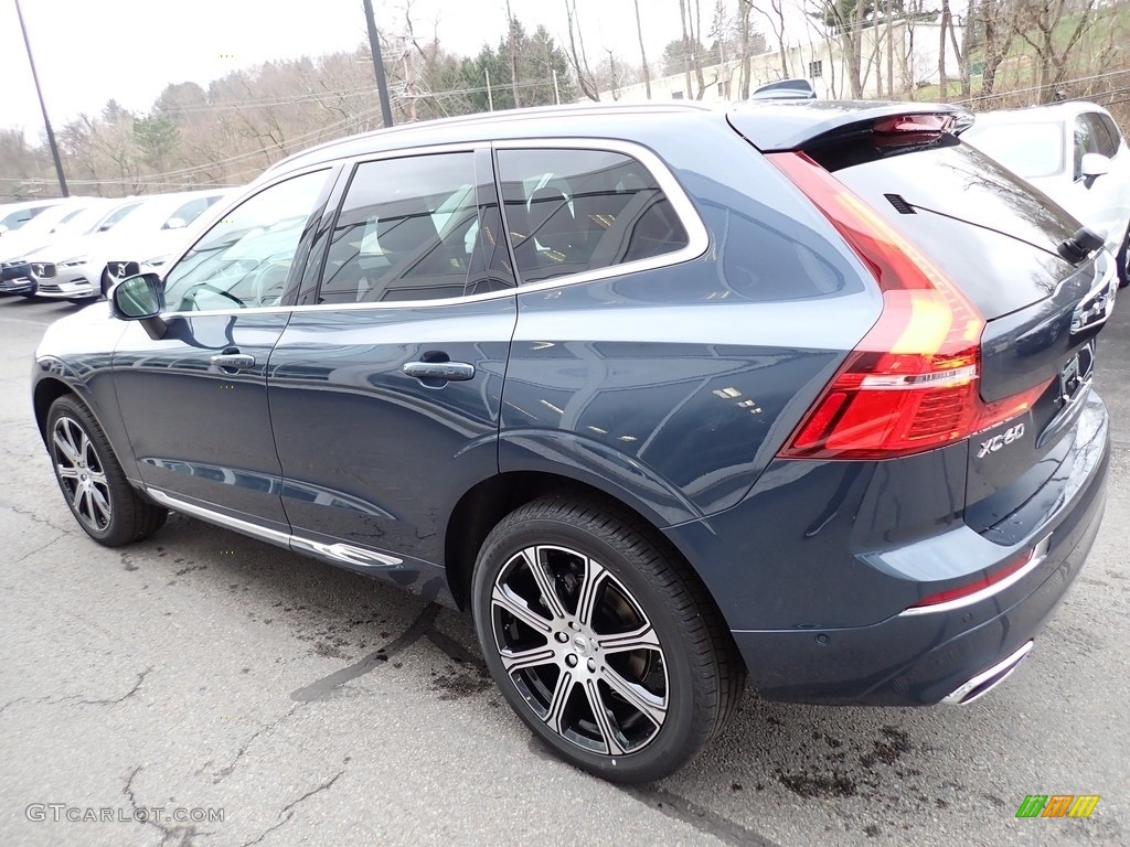 2021 XC60 T5 AWD Inscription - Denim Blue Metallic / Blonde/Charcoal photo #4