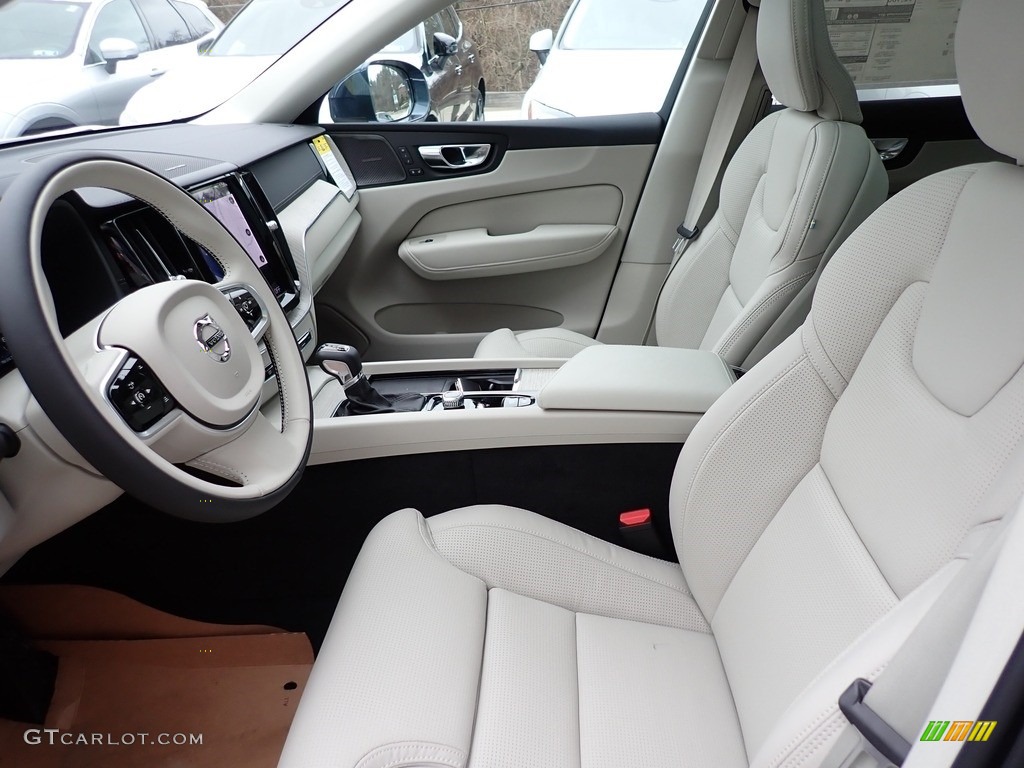2021 XC60 T5 AWD Inscription - Denim Blue Metallic / Blonde/Charcoal photo #7