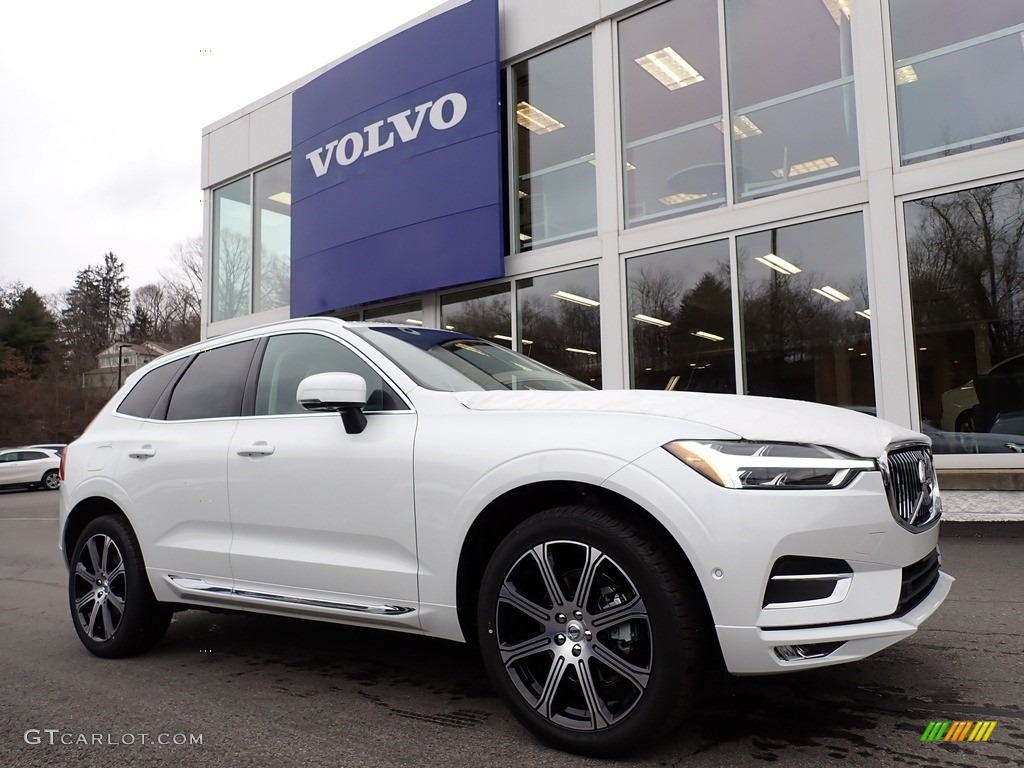 Crystal White Metallic 2021 Volvo XC60 T5 AWD Inscription Exterior Photo #140729540