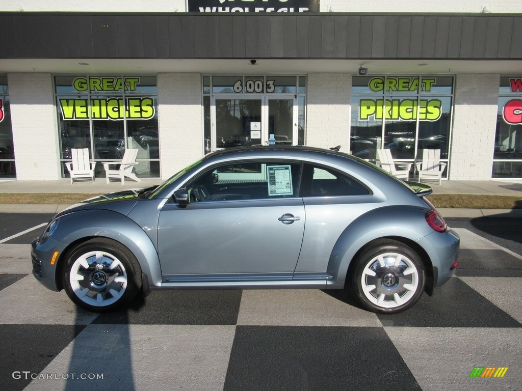 SIlk Blue Metallic Volkswagen Beetle