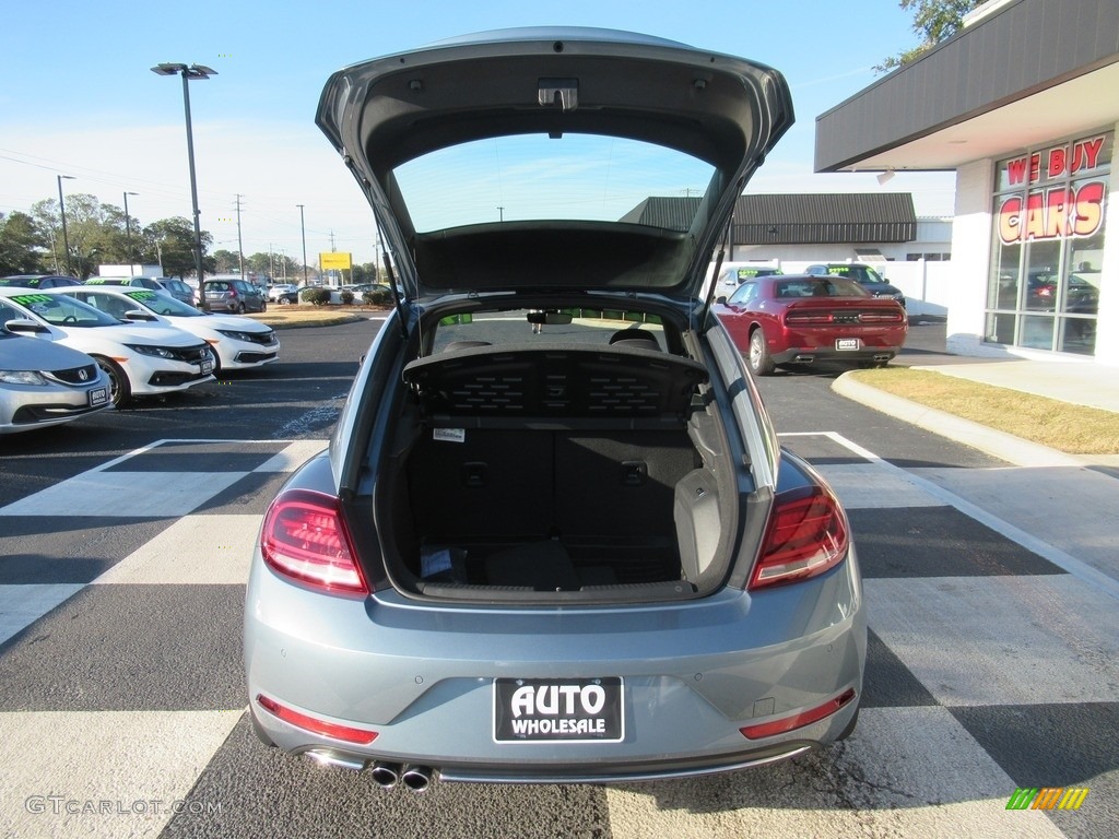 2019 Beetle Final Edition - SIlk Blue Metallic / Black/Beige photo #5