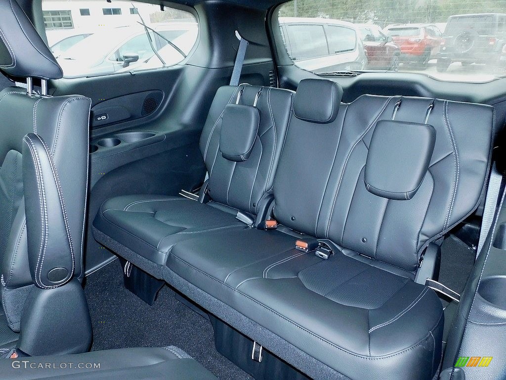 Black Interior 2021 Chrysler Pacifica Hybrid Touring Photo #140730224