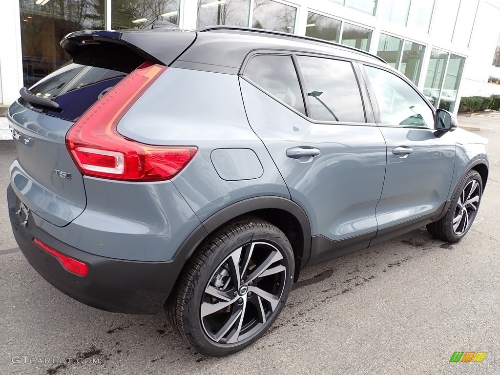 2021 XC40 T5 R-Design AWD - Thunder Grey Metallic / Charcoal photo #2
