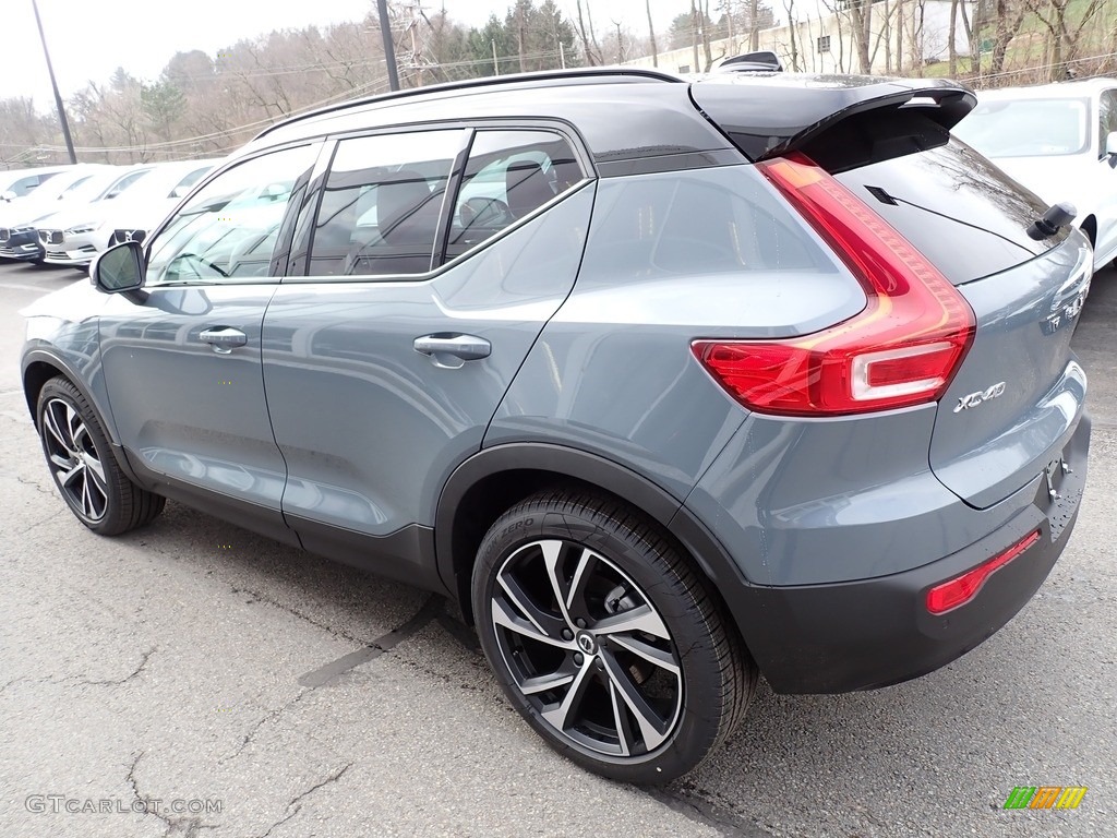 2021 XC40 T5 R-Design AWD - Thunder Grey Metallic / Charcoal photo #4