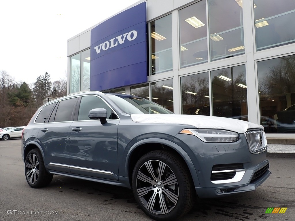 Thunder Gray Metallic 2021 Volvo XC90 T6 AWD Inscription Exterior Photo #140731007