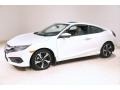 White Orchid Pearl 2018 Honda Civic Touring Coupe Exterior
