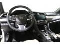Black/Ivory 2018 Honda Civic Touring Coupe Dashboard