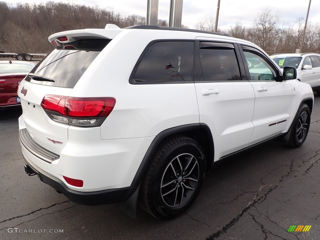 2017 Grand Cherokee Trailhawk 4x4 - Bright White / Black/Dark Ruby Red photo #9