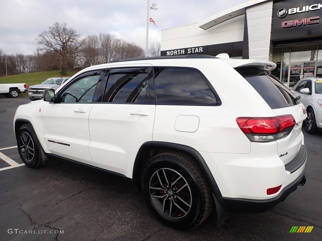 2017 Grand Cherokee Trailhawk 4x4 - Bright White / Black/Dark Ruby Red photo #13