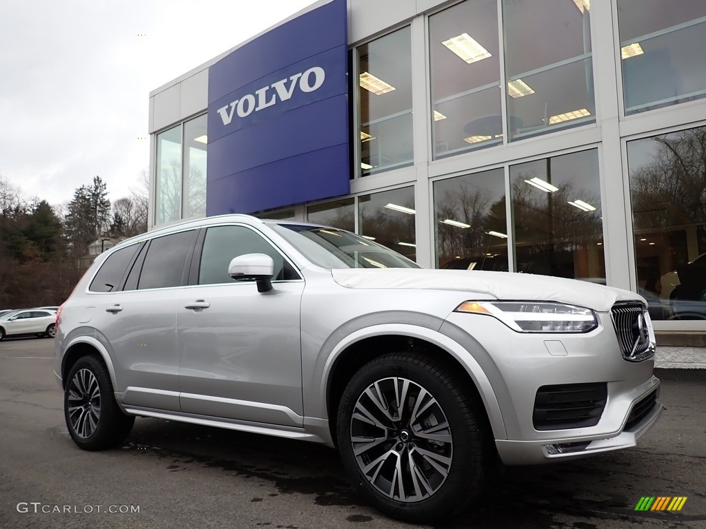 Bright Silver Metallic 2021 Volvo XC90 T6 AWD Momentum Exterior Photo #140731379