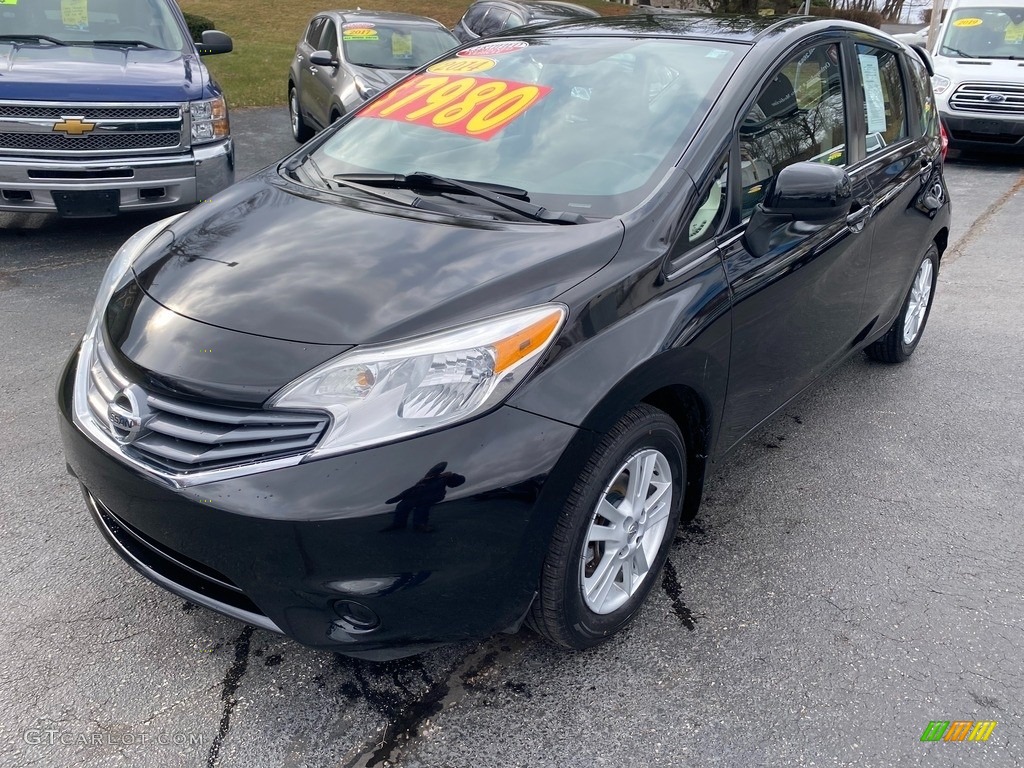 2014 Versa Note S Plus - Super Black / Charcoal photo #2
