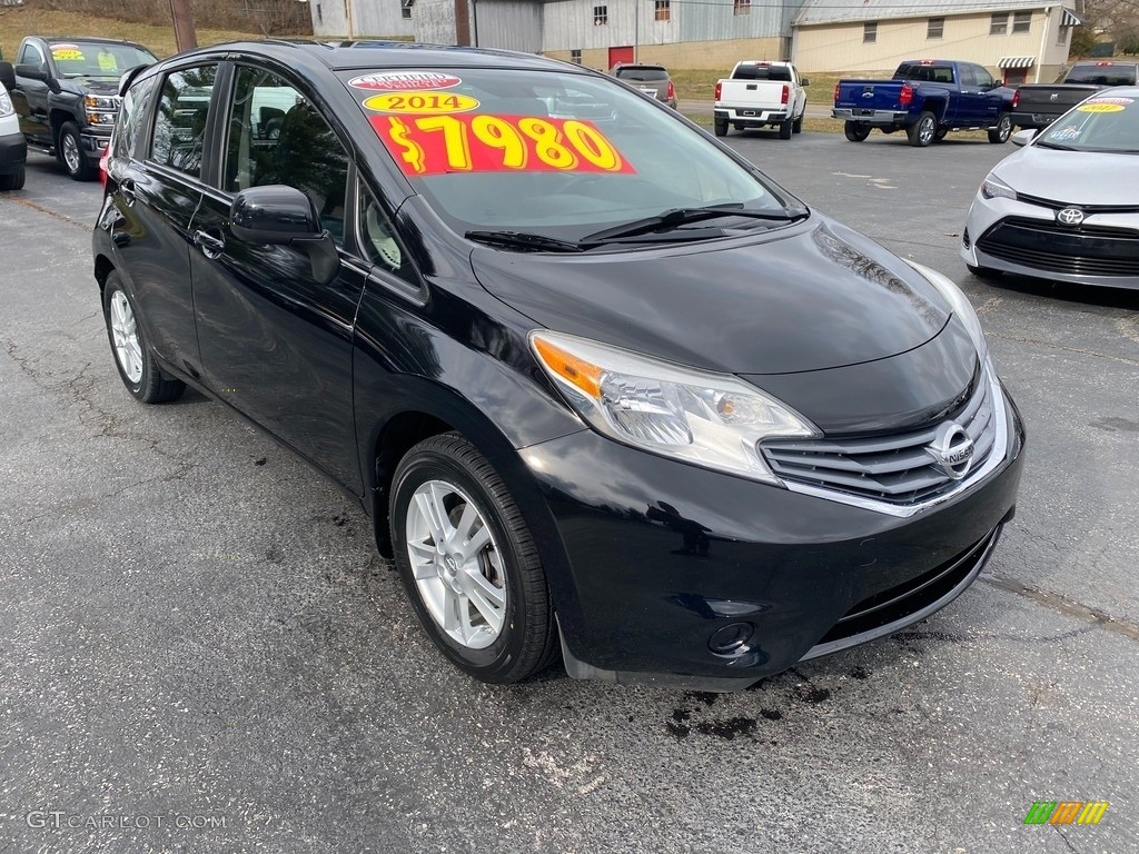 2014 Versa Note S Plus - Super Black / Charcoal photo #4