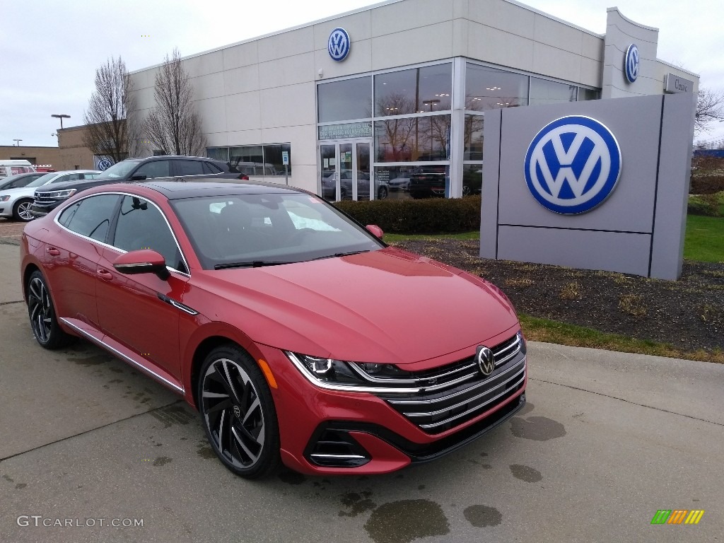 Kings Red Metallic 2021 Volkswagen Arteon SEL Premium R-Line 4Motion Exterior Photo #140731673