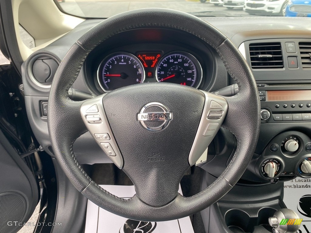 2014 Versa Note S Plus - Super Black / Charcoal photo #15