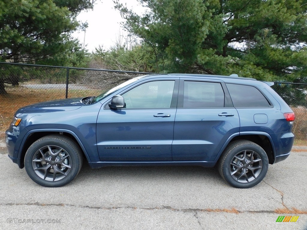 Slate Blue Pearl 2021 Jeep Grand Cherokee Limited 4x4 Exterior Photo #140732027