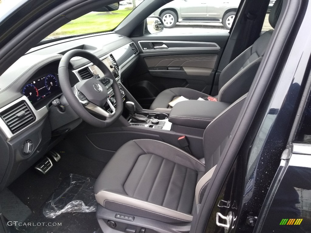 Titan Black Interior 2021 Volkswagen Atlas Cross Sport SEL R-Line 4Motion Photo #140732237