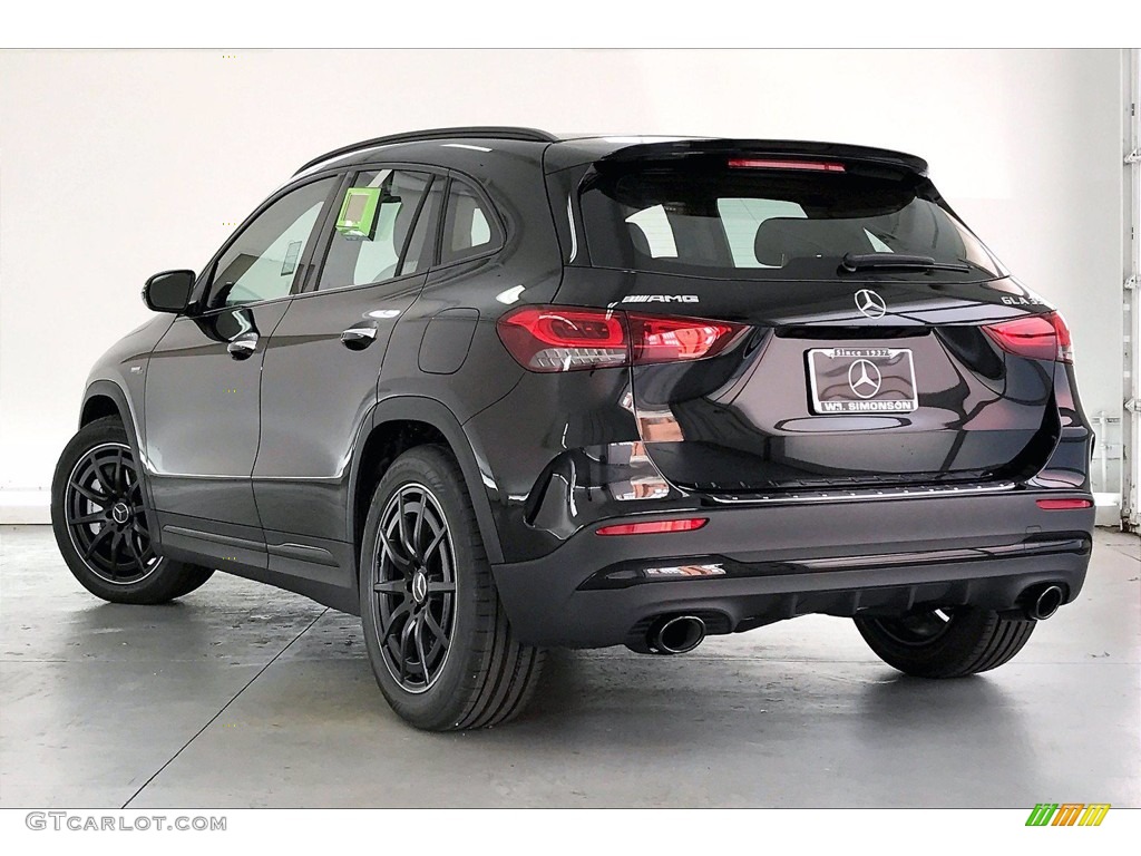 2021 GLA AMG 35 4Matic - Cosmos Black Metallic / Neva Grey/Black photo #2