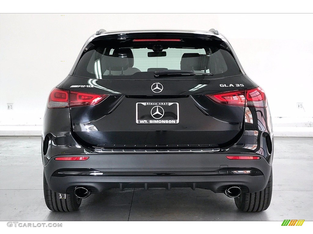 2021 GLA AMG 35 4Matic - Cosmos Black Metallic / Neva Grey/Black photo #3