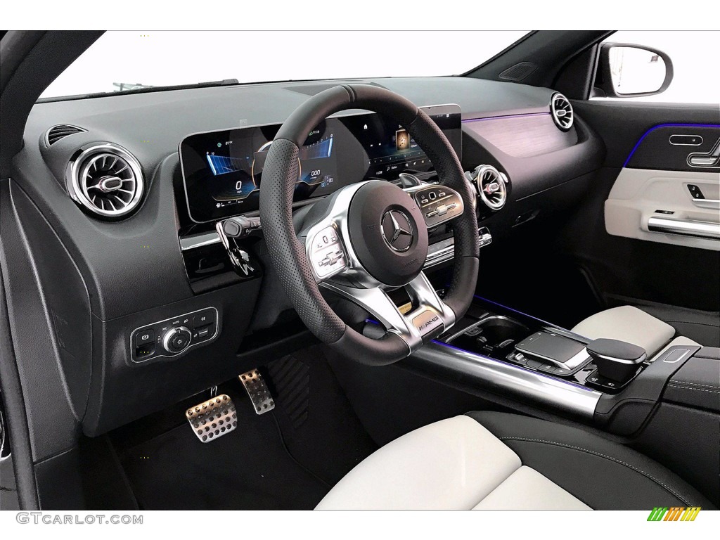 2021 GLA AMG 35 4Matic - Cosmos Black Metallic / Neva Grey/Black photo #4